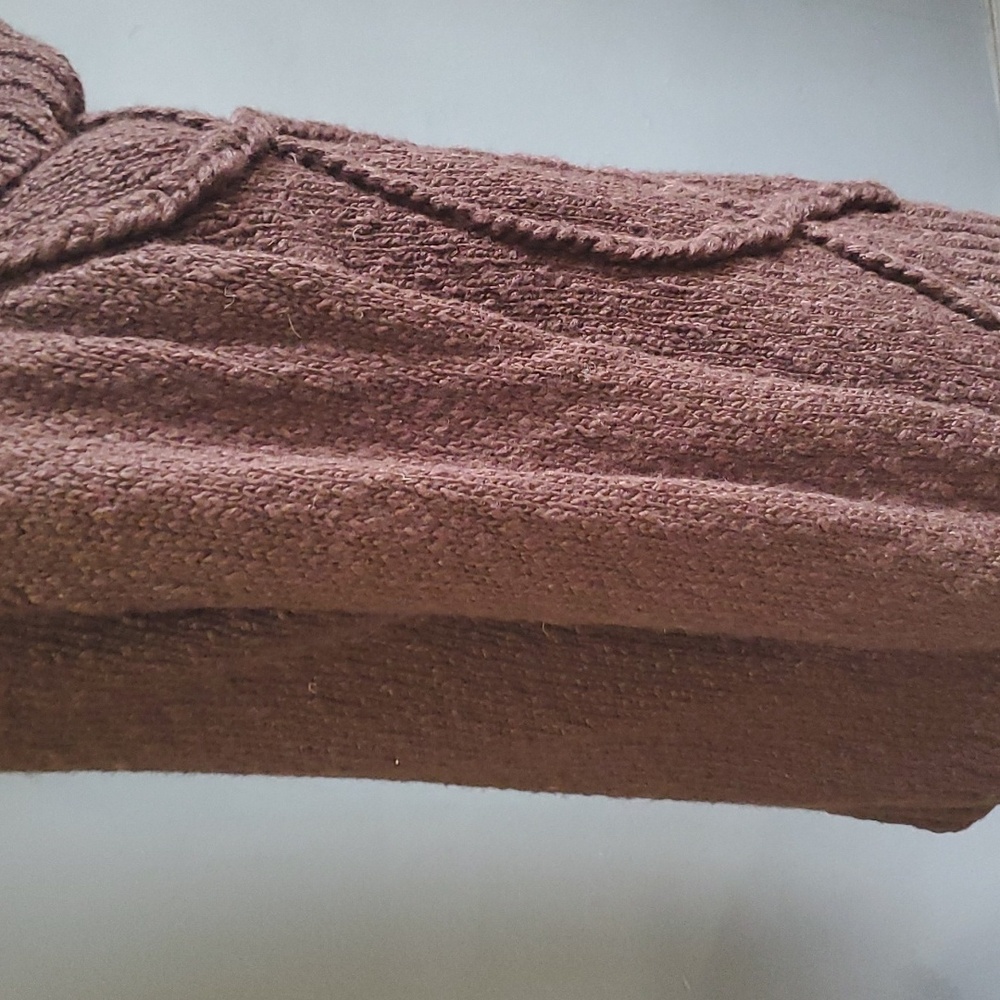 Jones ny women''s brown cowl neck  sweater size M - Picture 6 of 14